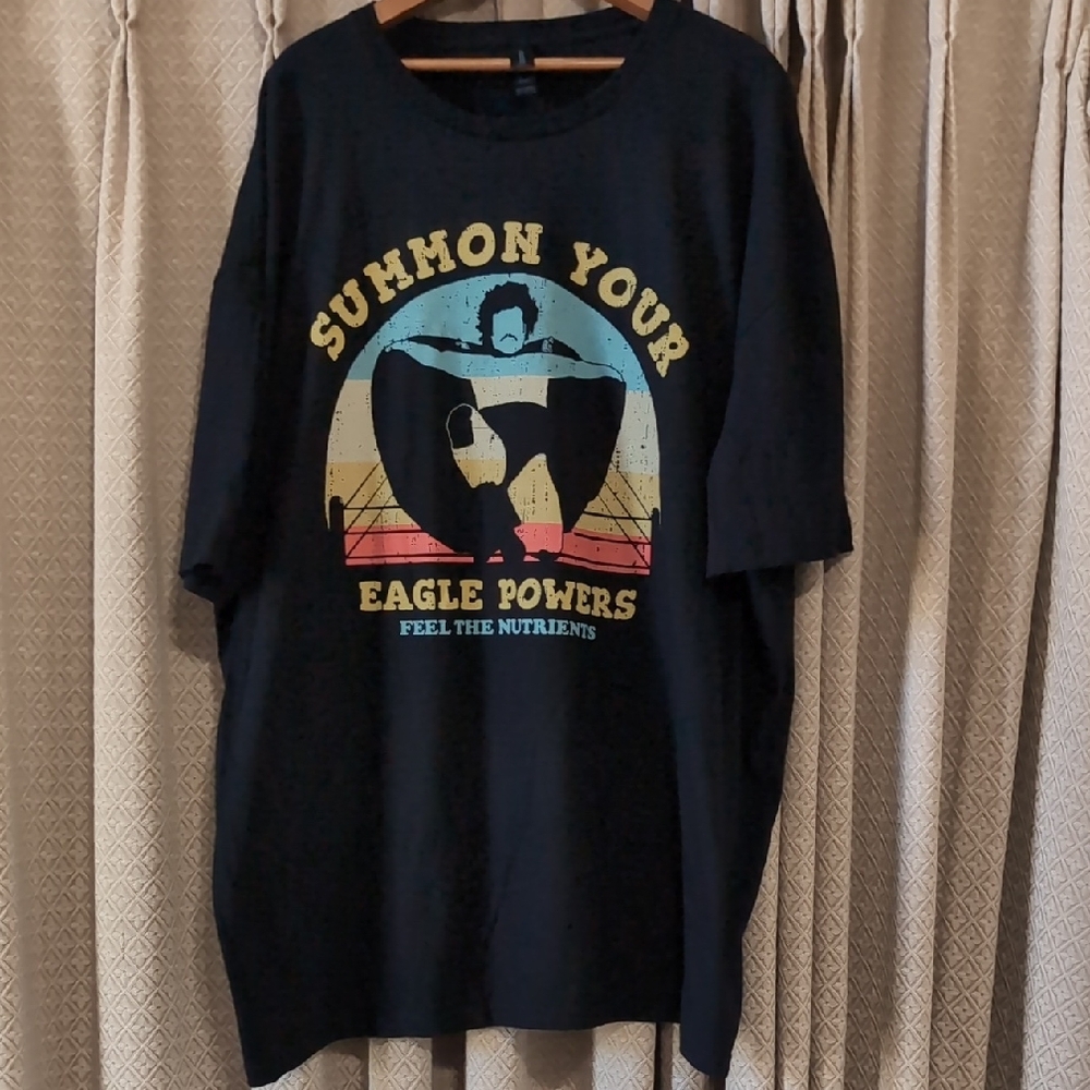 NWT Men's Size 4X Summon Your Eagle Powers Nacho Libre Graphic Tee